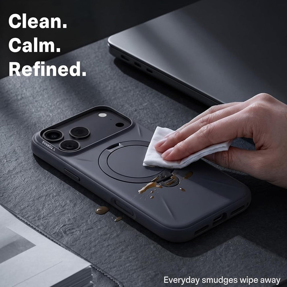 Husa de protectie Torras QPRO Silicone Series compatibil cu iPhone 18 Pro Max / iPhone 17 Pro Max, Negru