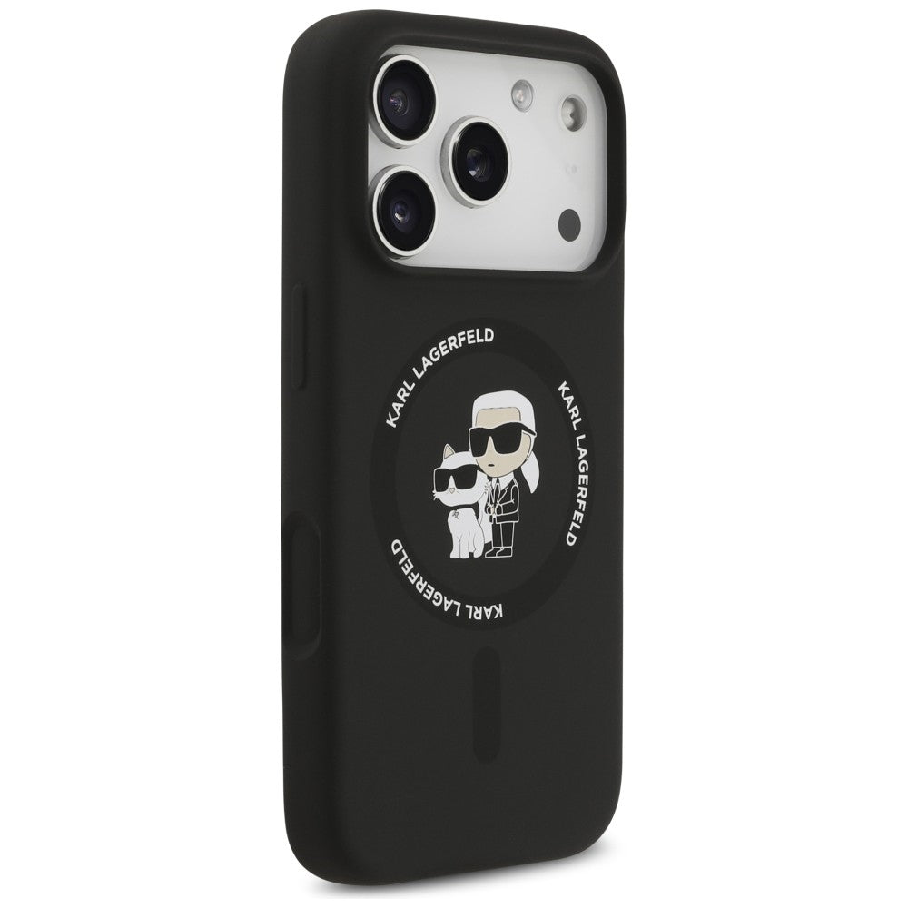 Husa de protectie Karl Lagerfeld compatibil cu iPhone 17 Pro / iPhone 18 Pro, Negru