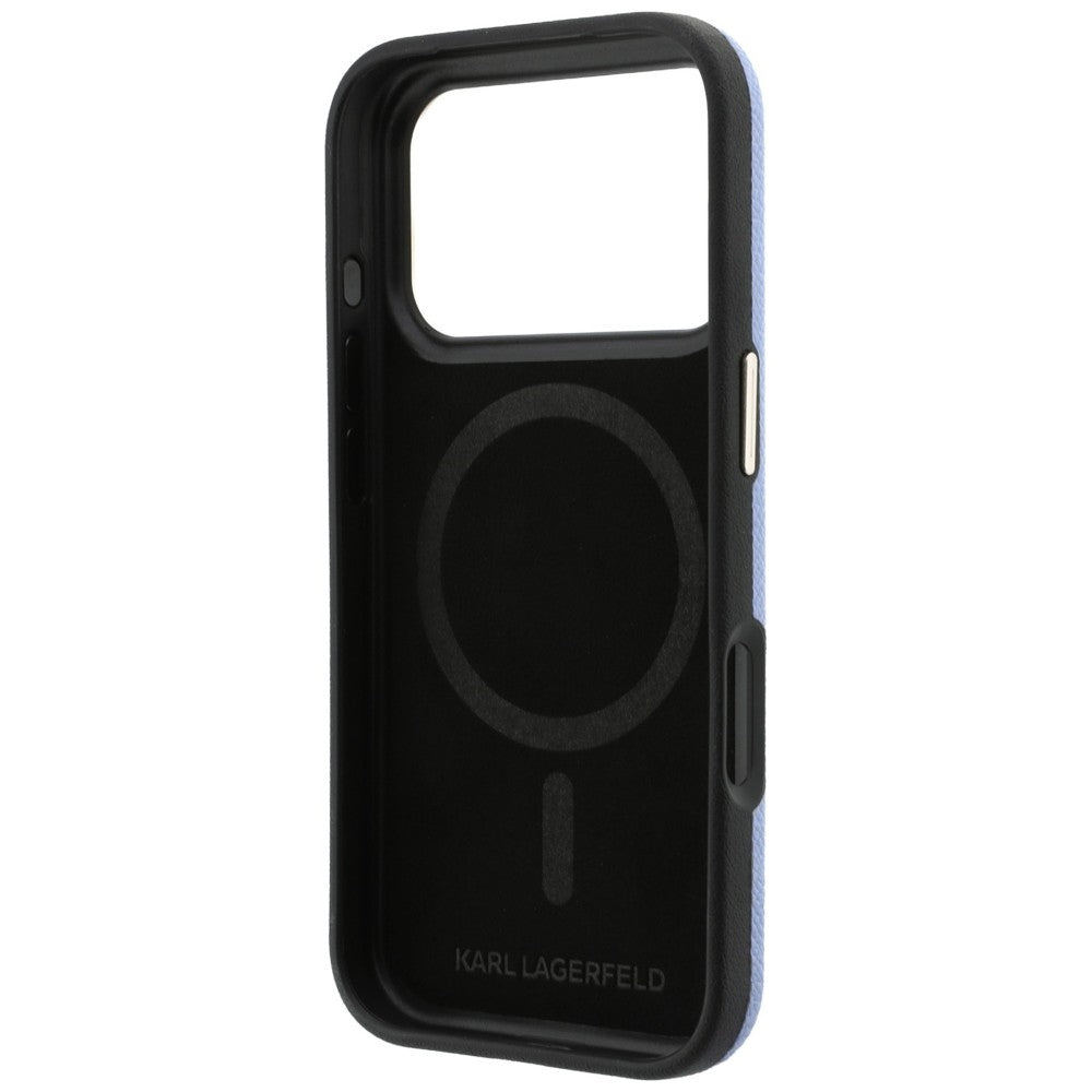 Husa de protectie Karl Lagerfeld compatibil cu iPhone 18 Pro / iPhone 17 Pro, Albastru