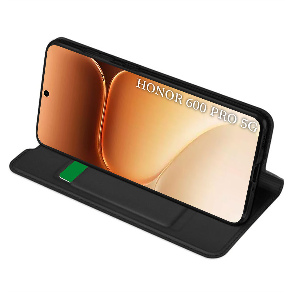 Husa de protectie Techsuit Magskin Book compatibil cu Honor 600 Smart, Negru