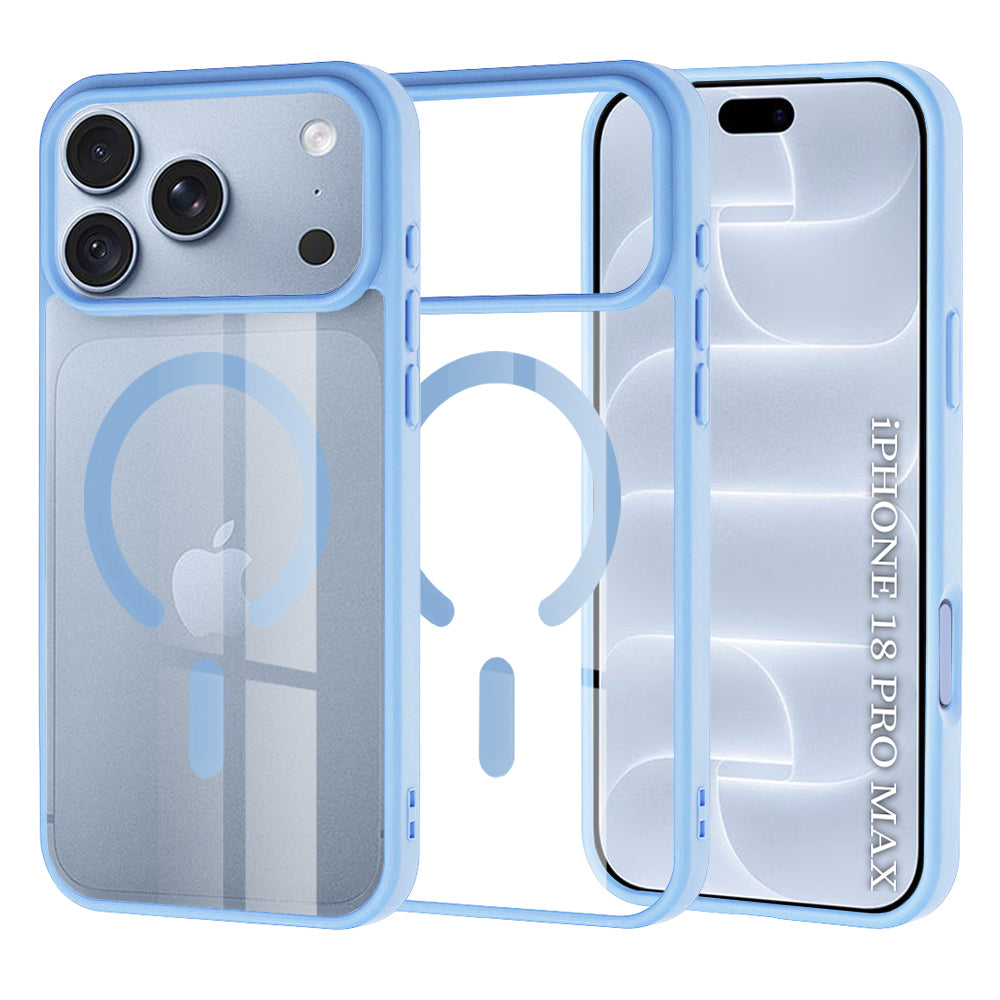 Husa de protectie Techsuit MagSafe Pro compatibil cu iPhone 18 Pro Max / iPhone 17 Pro Max, Albastru