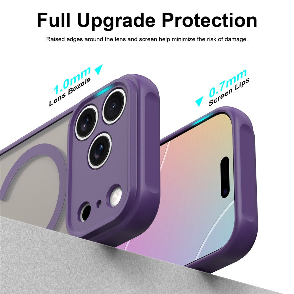 Husa de protectie Techsuit HaloFrost II MagSafe compatibil cu iPhone 18 Pro / iPhone 17 Pro, Visiniu