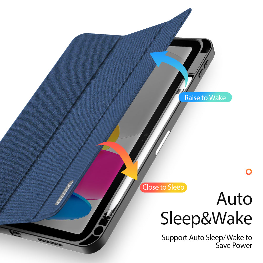 Husa de protectie tableta Dux Ducis Domo Series compatibil cu iPad 10 (2022) 10.9 / iPad 11 (2025), Roz