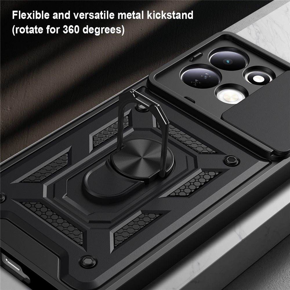 Husa de protectie Techsuit CamShield Series compatibil cu Xiaomi Redmi 17 4G / Redmi 17 5G, Negru