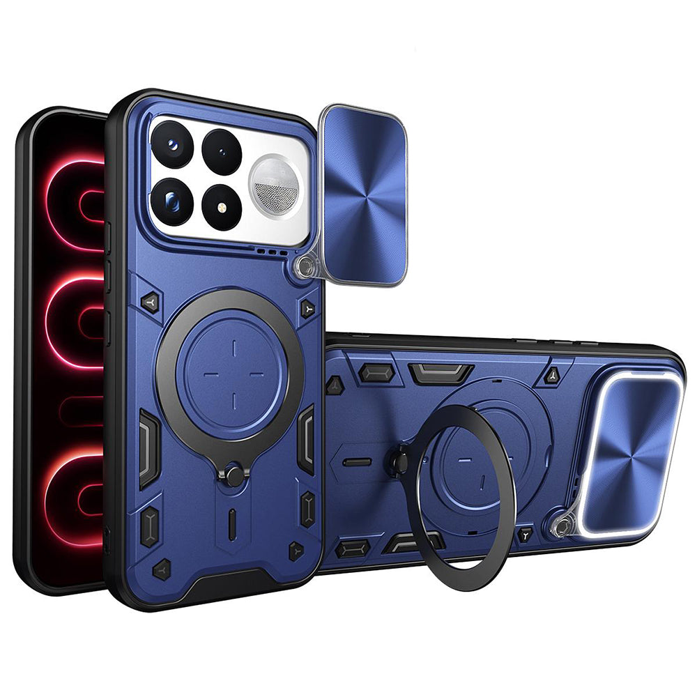 Husa de protectie Techsuit CamGuard Pro compatibil cu Xiaomi Poco F9 Ultra, Albastru