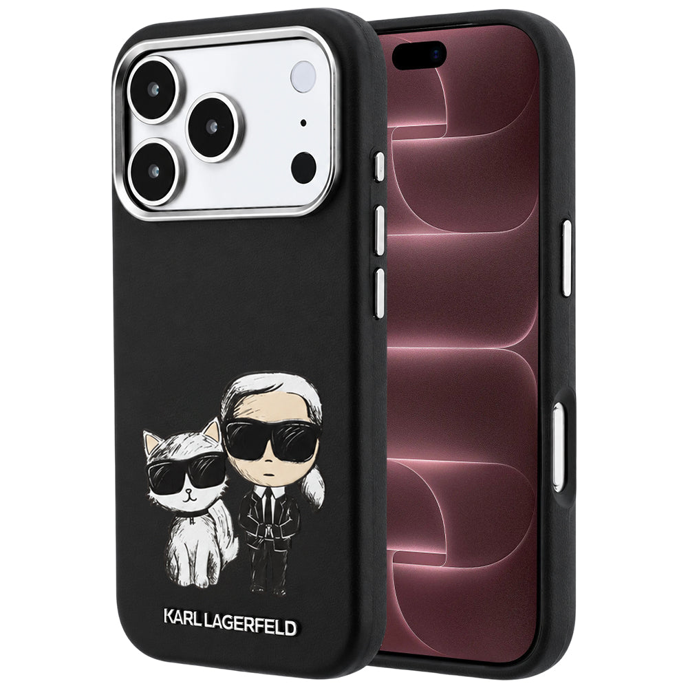 Husa de protectie Karl Lagerfeld compatibil cu iPhone 18 Pro Max / iPhone 17 Pro Max, Negru