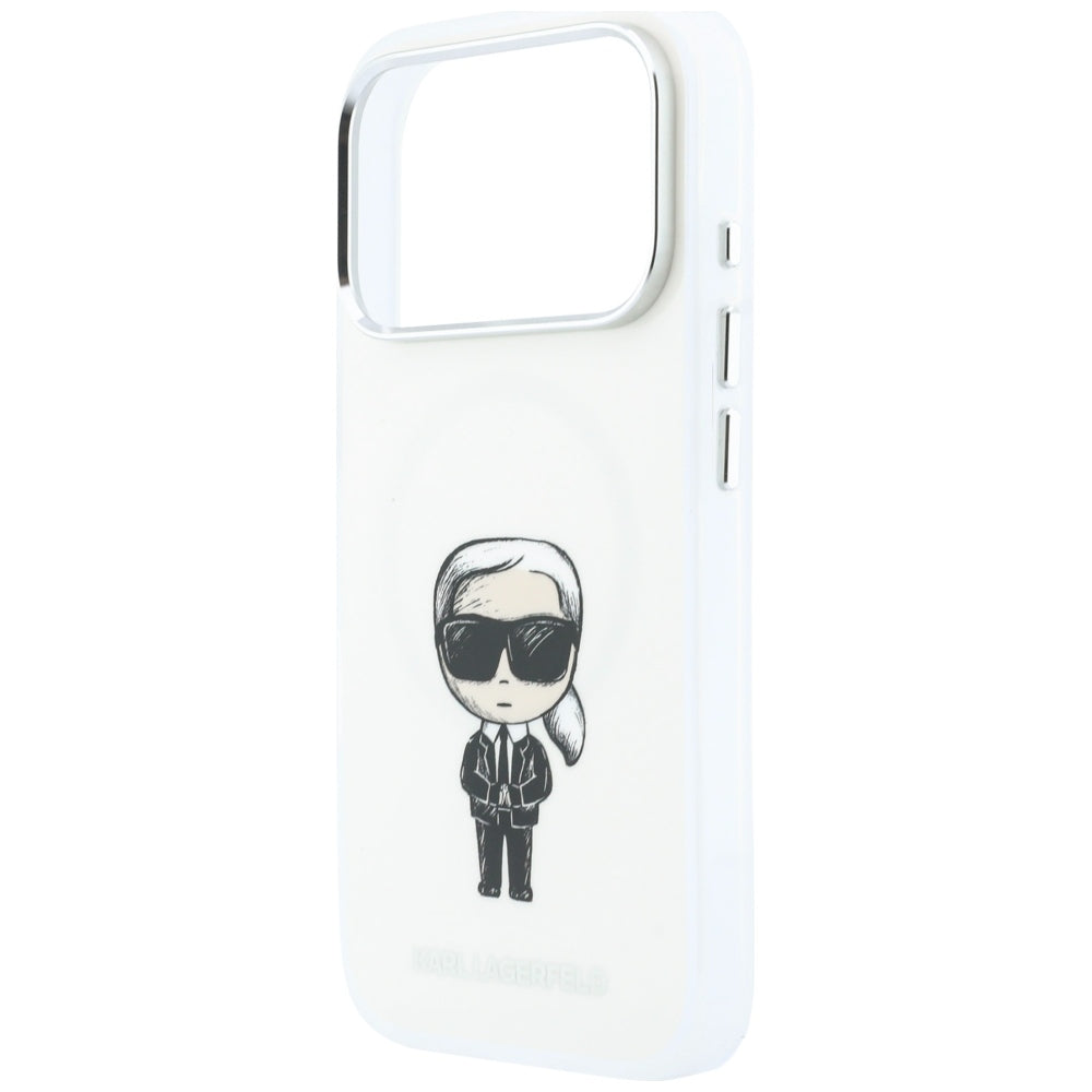 Husa de protectie Karl Lagerfeld compatibil cu iPhone 17 Pro Max / iPhone 18 Pro Max, Bej