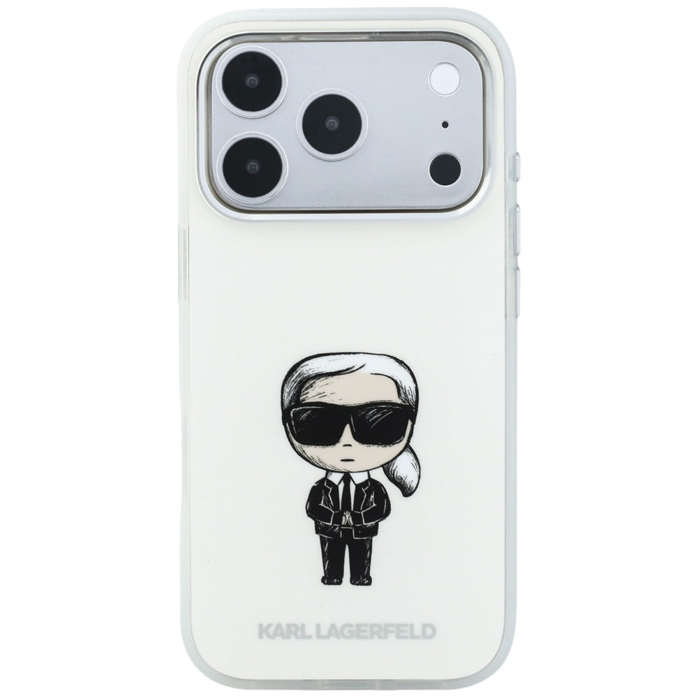 Husa de protectie Karl Lagerfeld compatibil cu iPhone 17 Pro Max / iPhone 18 Pro Max, Bej