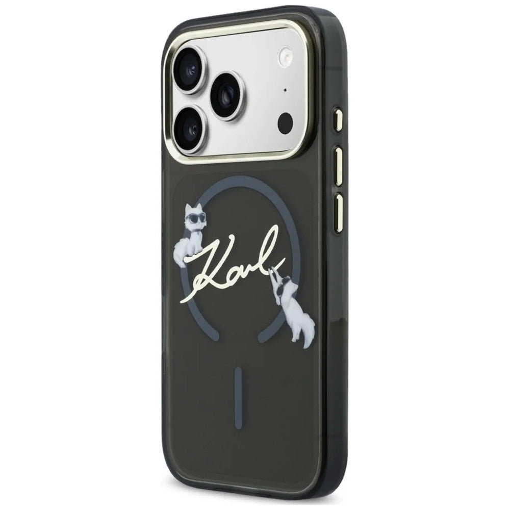 Husa de protectie Karl Lagerfeld compatibil cu iPhone 17 Pro Max / iPhone 18 Pro Max, Negru