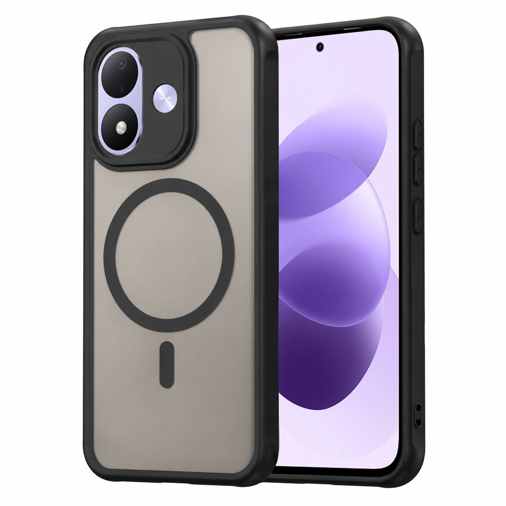 Husa de protectie Techsuit HaloFrost II MagSafe compatibil cu Xiaomi Redmi Note 17 4G / Redmi Note 17 5G, Negru