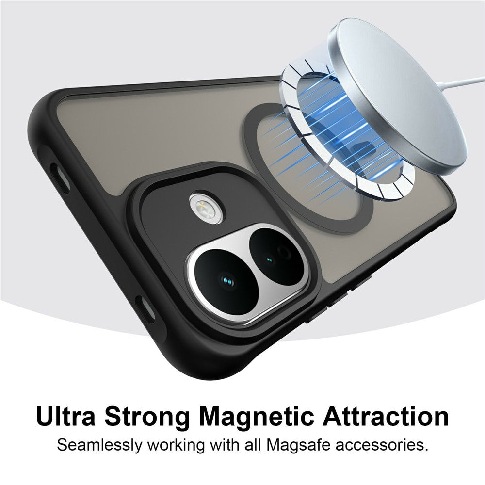 Husa de protectie Techsuit HaloFrost II MagSafe compatibil cu Xiaomi Redmi Note 17 Pro 5G, Negru