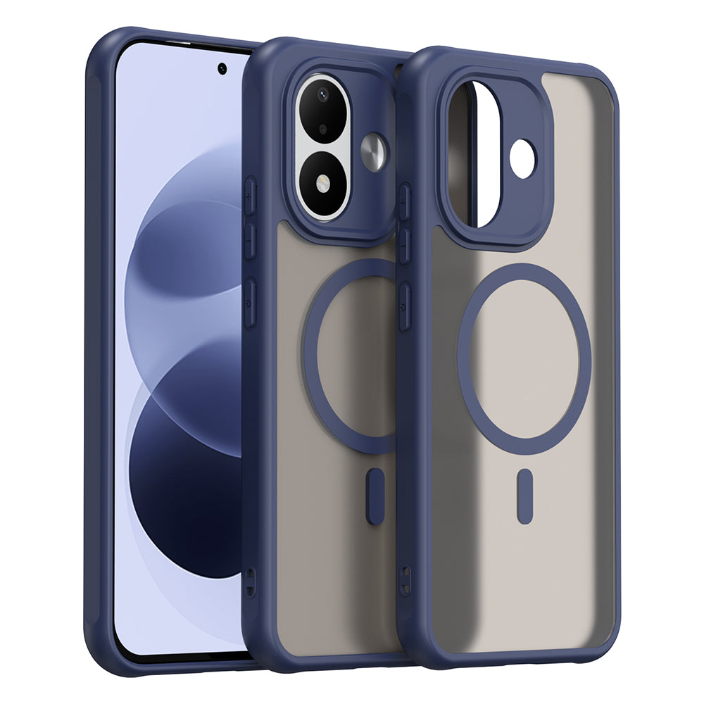 Husa de protectie Techsuit HaloFrost II MagSafe compatibil cu Xiaomi Redmi Note 17 4G / Redmi Note 17 5G, Albastru
