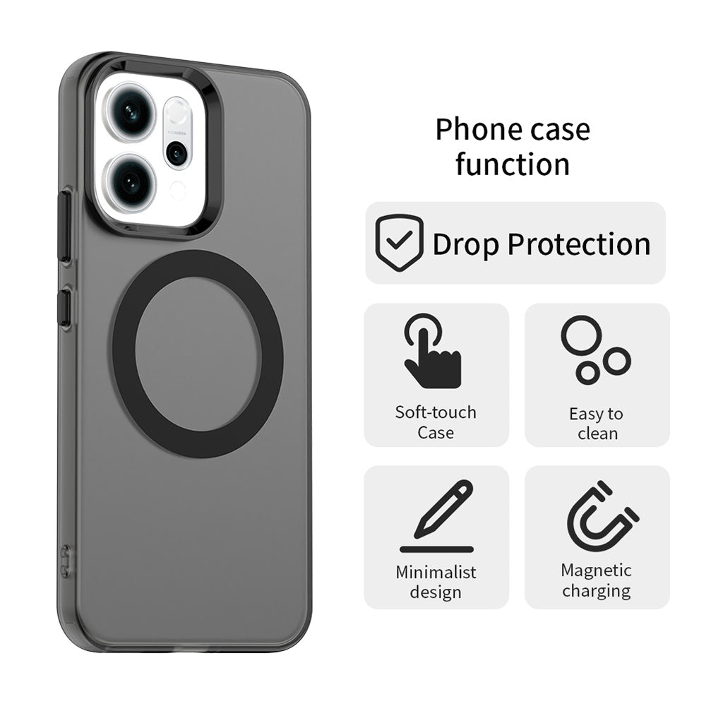 Husa de protectie Techsuit CandyCase MagSafe compatibil cu Oppo Reno16 F / Reno16 FS, Negru