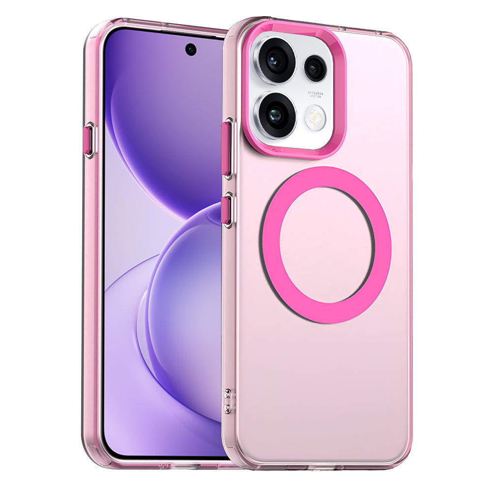 Husa de protectie Techsuit CandyCase MagSafe compatibil cu Oppo Reno16 F / Reno16 FS, Roz