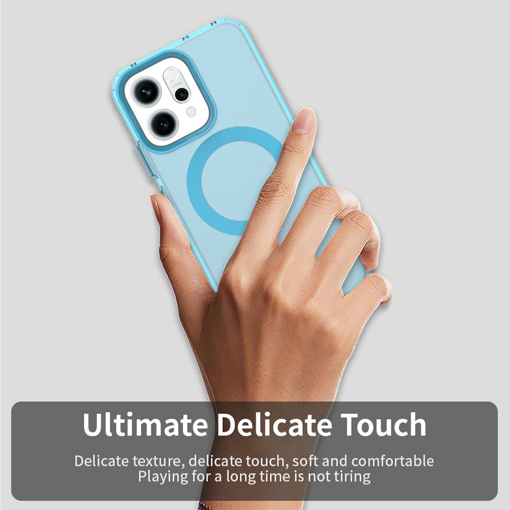 Husa de protectie Techsuit CandyCase MagSafe compatibil cu Oppo Reno16 F / Reno16 FS, Albastru