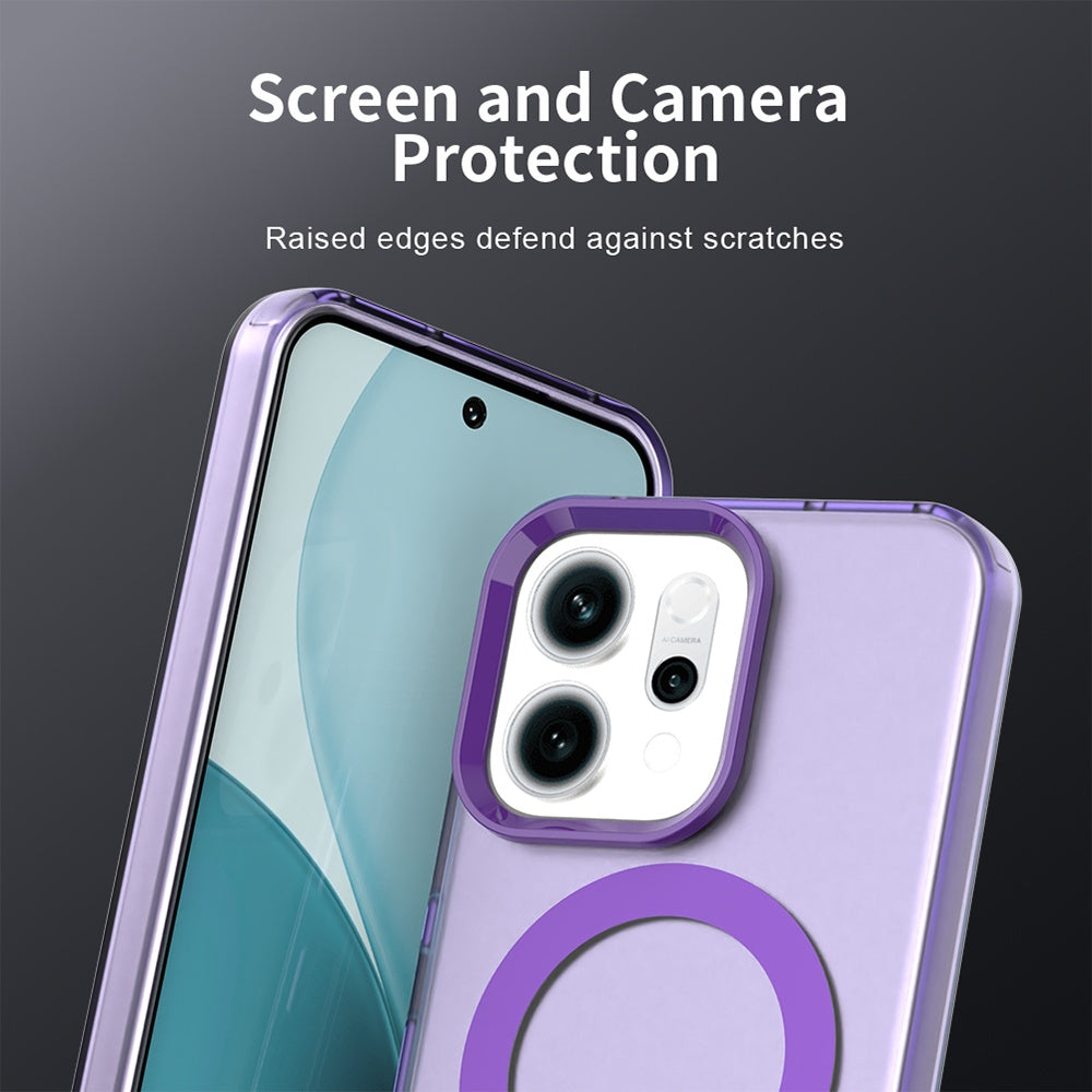 Husa de protectie Techsuit CandyCase MagSafe compatibil cu Oppo Reno16 F / Reno16 FS, Mov