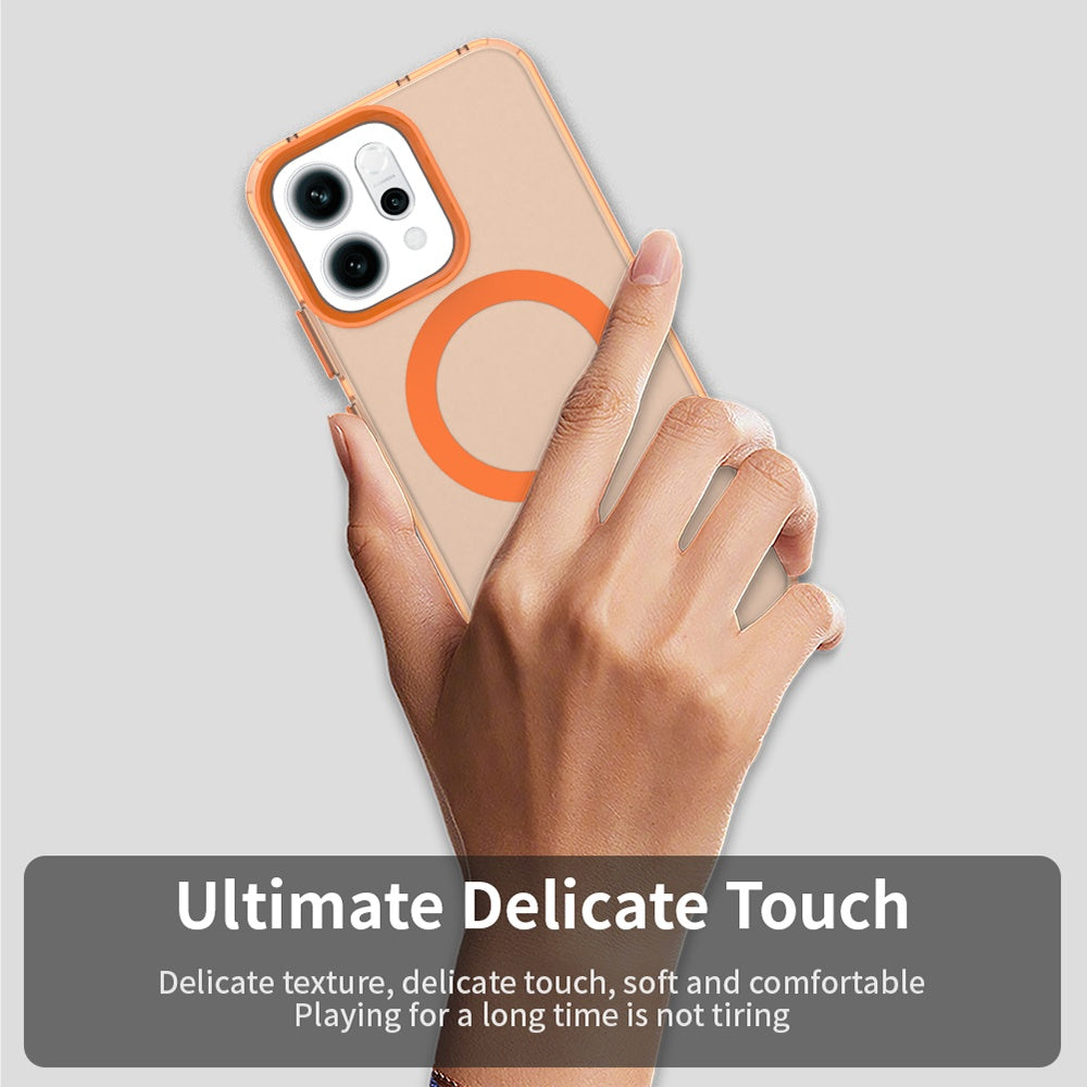 Husa de protectie Techsuit CandyCase MagSafe compatibil cu Oppo Reno16 F / Reno16 FS, Portocaliu