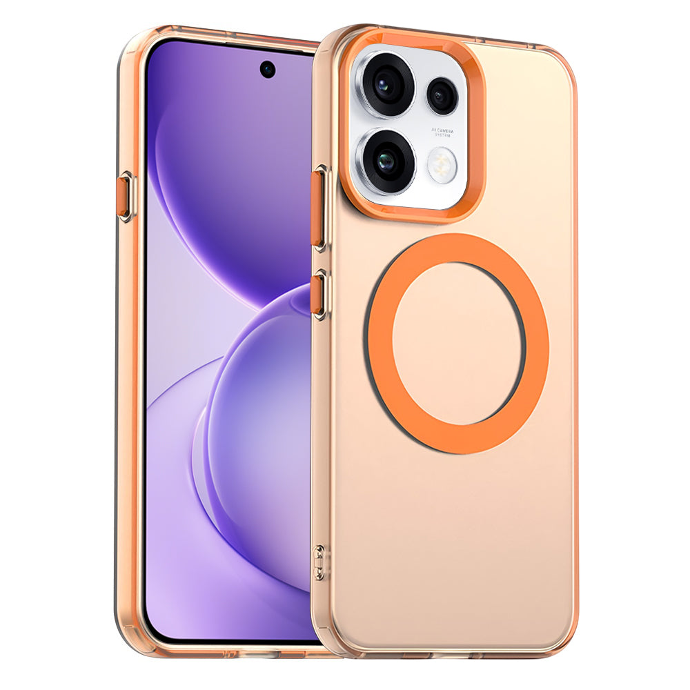 Husa de protectie Techsuit CandyCase MagSafe compatibil cu Oppo Reno16 F / Reno16 FS, Portocaliu