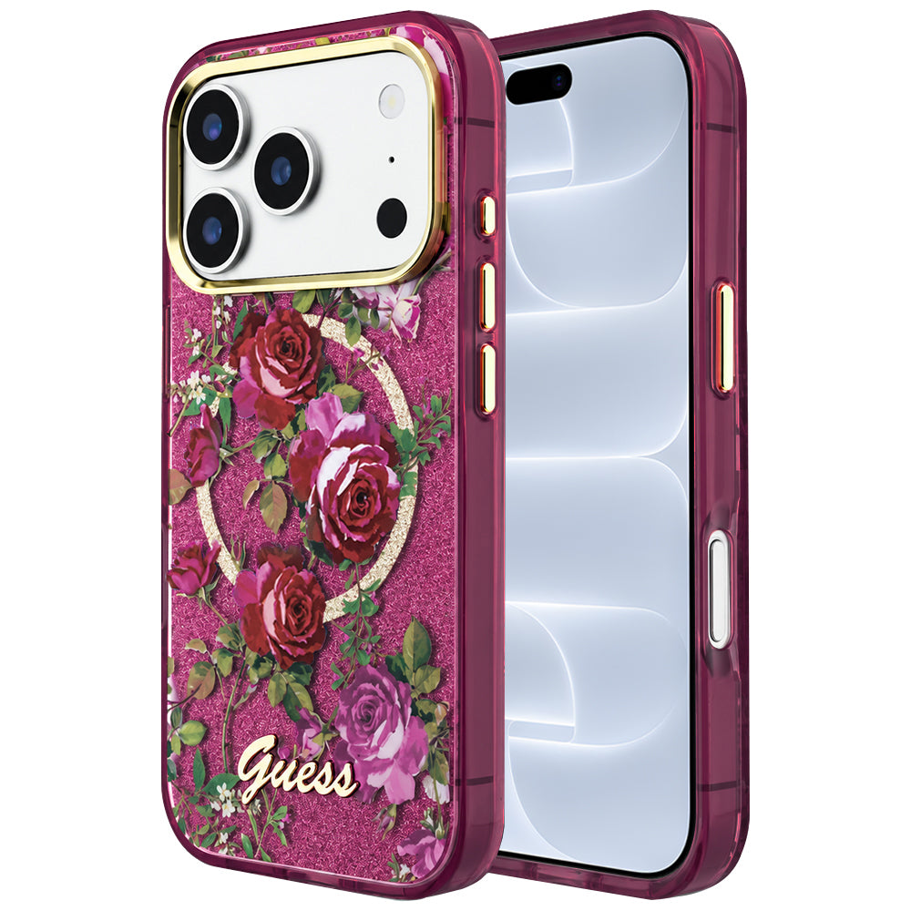 Husa de protectie Guess compatibil cu iPhone 17 Pro / iPhone 18 Pro, Bordo