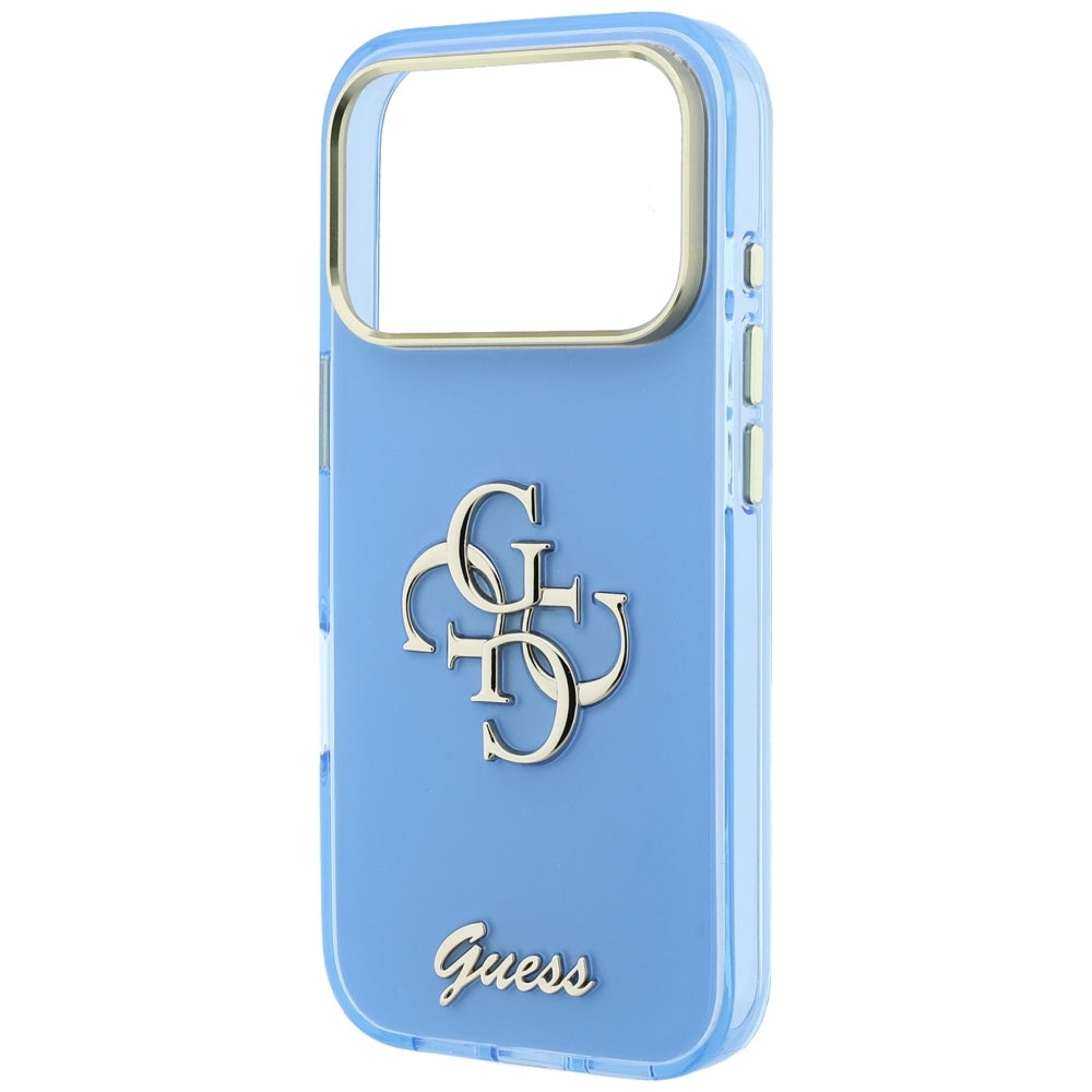 Husa de protectie Guess IML 4G compatibil cu iPhone 18 Pro Max / iPhone 17 Pro Max, Albastru