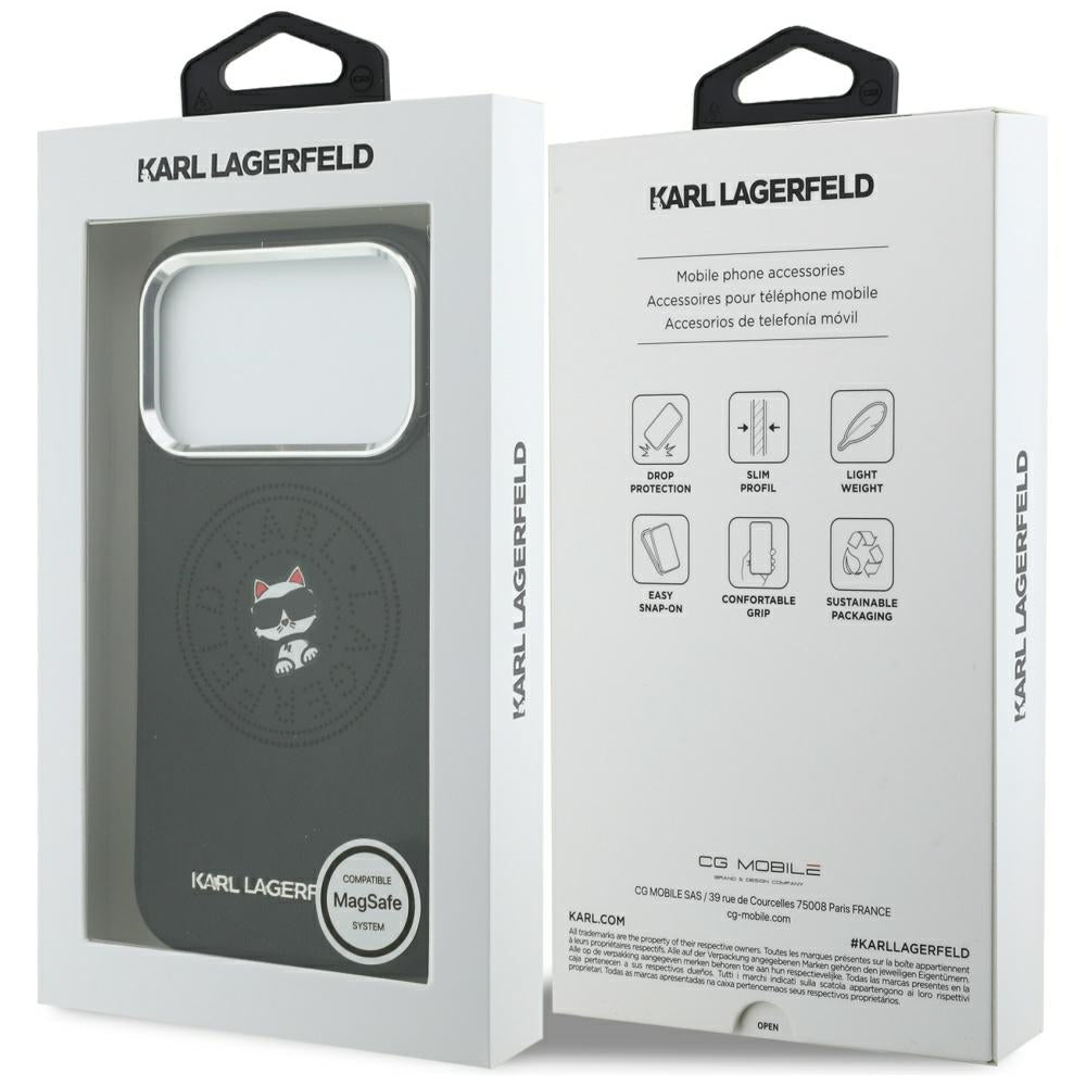 Husa de protectie Karl Lagerfeld compatibil cu iPhone 18 Pro Max / iPhone 17 Pro Max, Negru