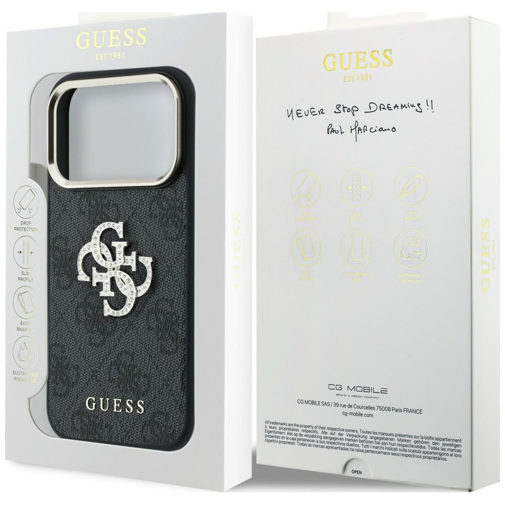 Husa de protectie Guess compatibil cu iPhone 17 Pro / iPhone 18 Pro, Maro