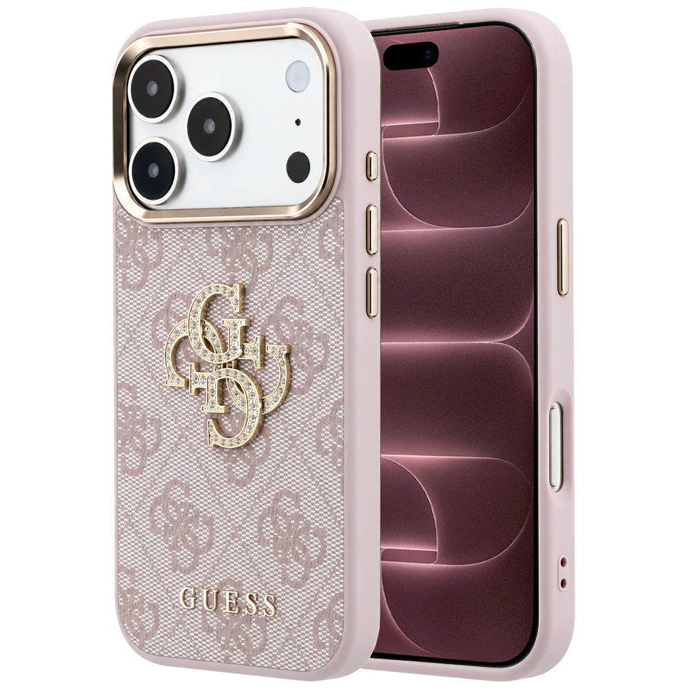 Husa de protectie Guess compatibil cu iPhone 17 Pro Max / iPhone 18 Pro Max, Roz