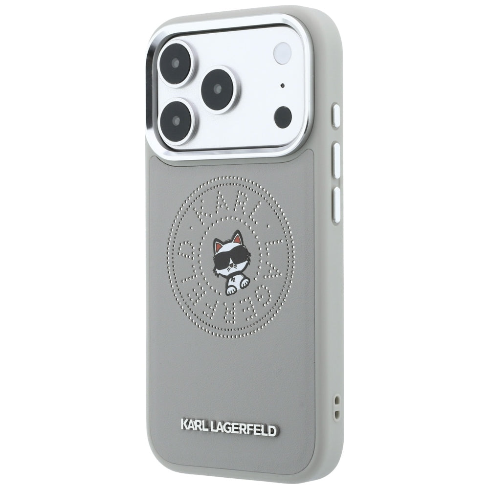 Husa de protectie Karl Lagerfeld compatibil cu iPhone 18 Pro / iPhone 17 Pro, Gri