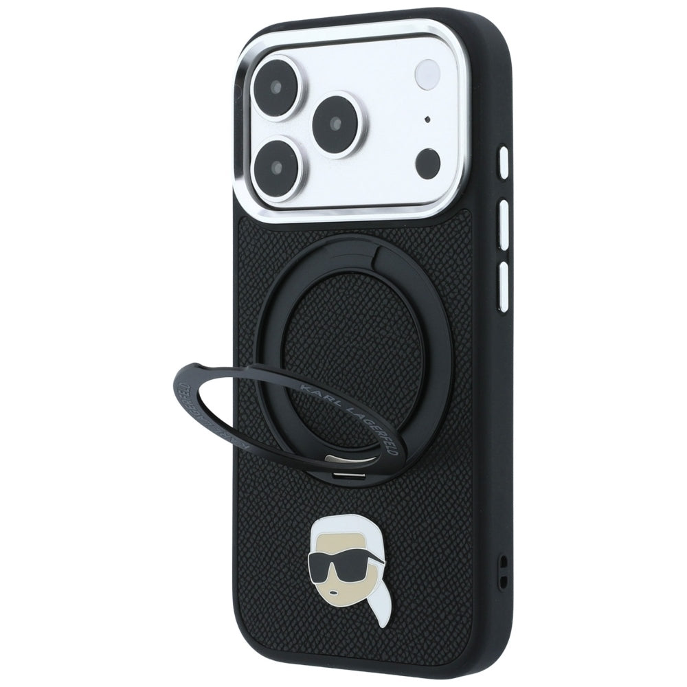 Husa de protectie Karl Lagerfeld compatibil cu iPhone 18 Pro / iPhone 17 Pro, Negru