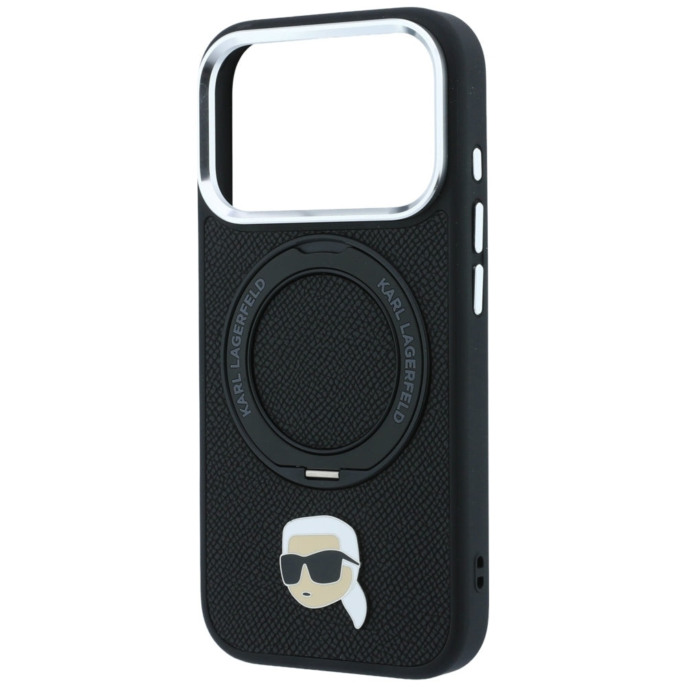 Husa de protectie Karl Lagerfeld compatibil cu iPhone 18 Pro / iPhone 17 Pro, Negru