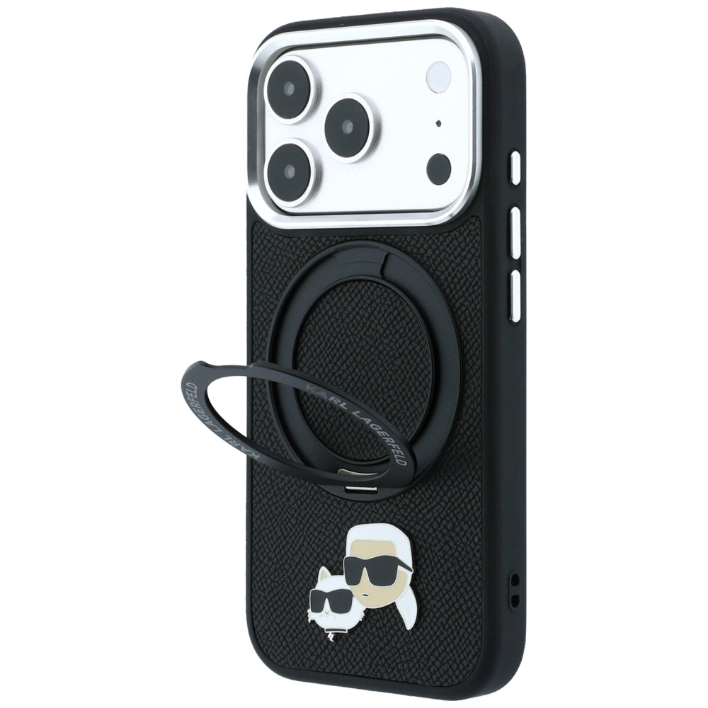 Husa de protectie Karl Lagerfeld compatibil cu iPhone 17 Pro Max / iPhone 18 Pro Max, Negru