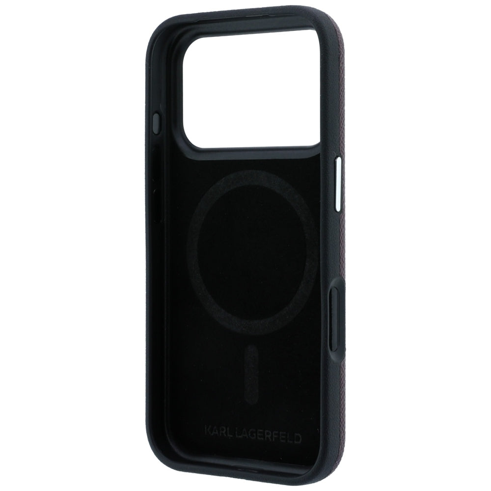 Husa de protectie Karl Lagerfeld compatibil cu iPhone 18 Pro Max / iPhone 17 Pro Max, Bordo