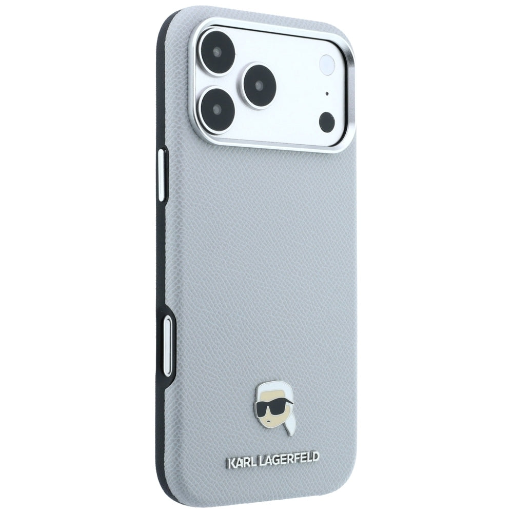 Husa de protectie Karl Lagerfeld compatibil cu iPhone 18 Pro / iPhone 17 Pro, Gri