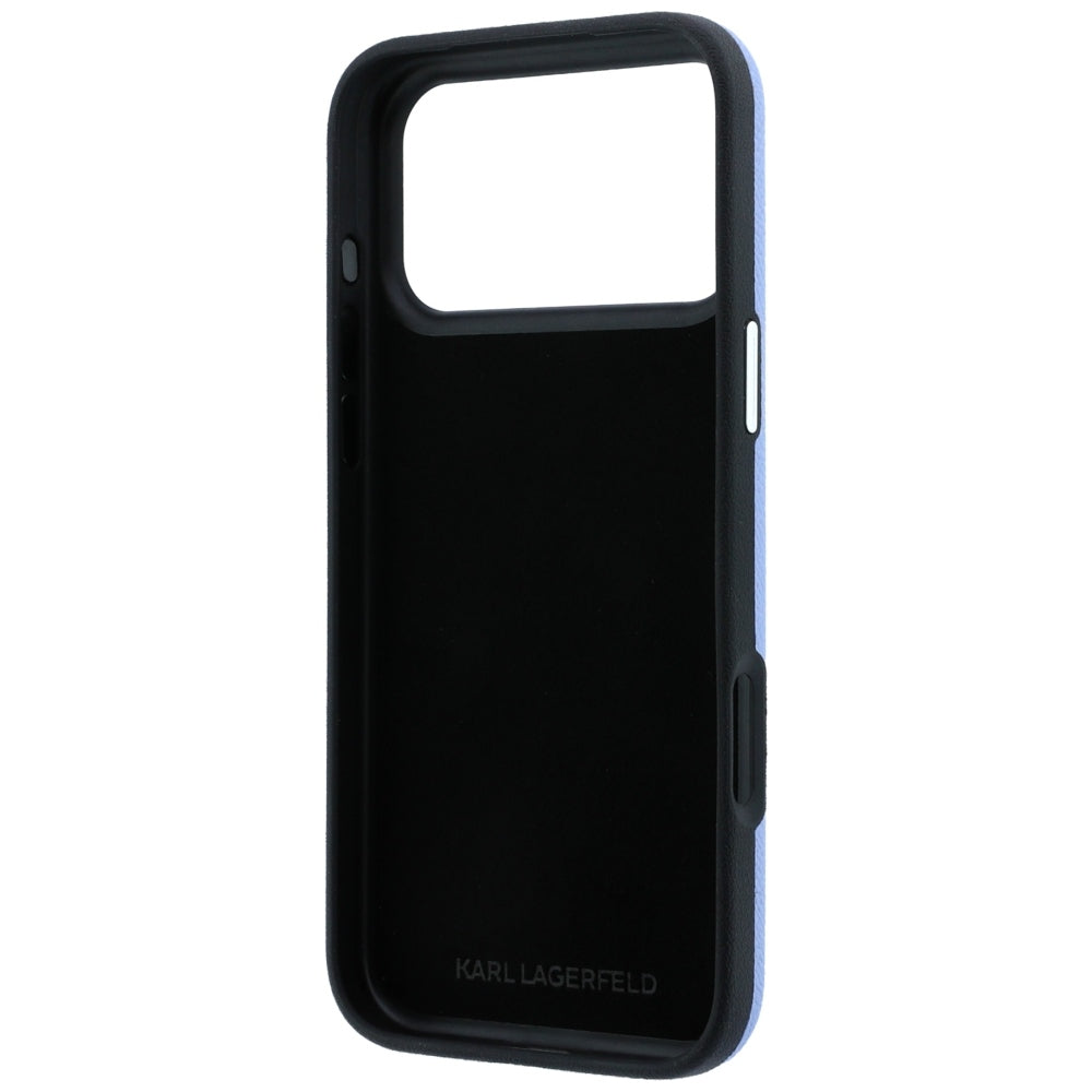 Husa de protectie Karl Lagerfeld compatibil cu iPhone 17 Pro Max / iPhone 18 Pro Max, Albastru