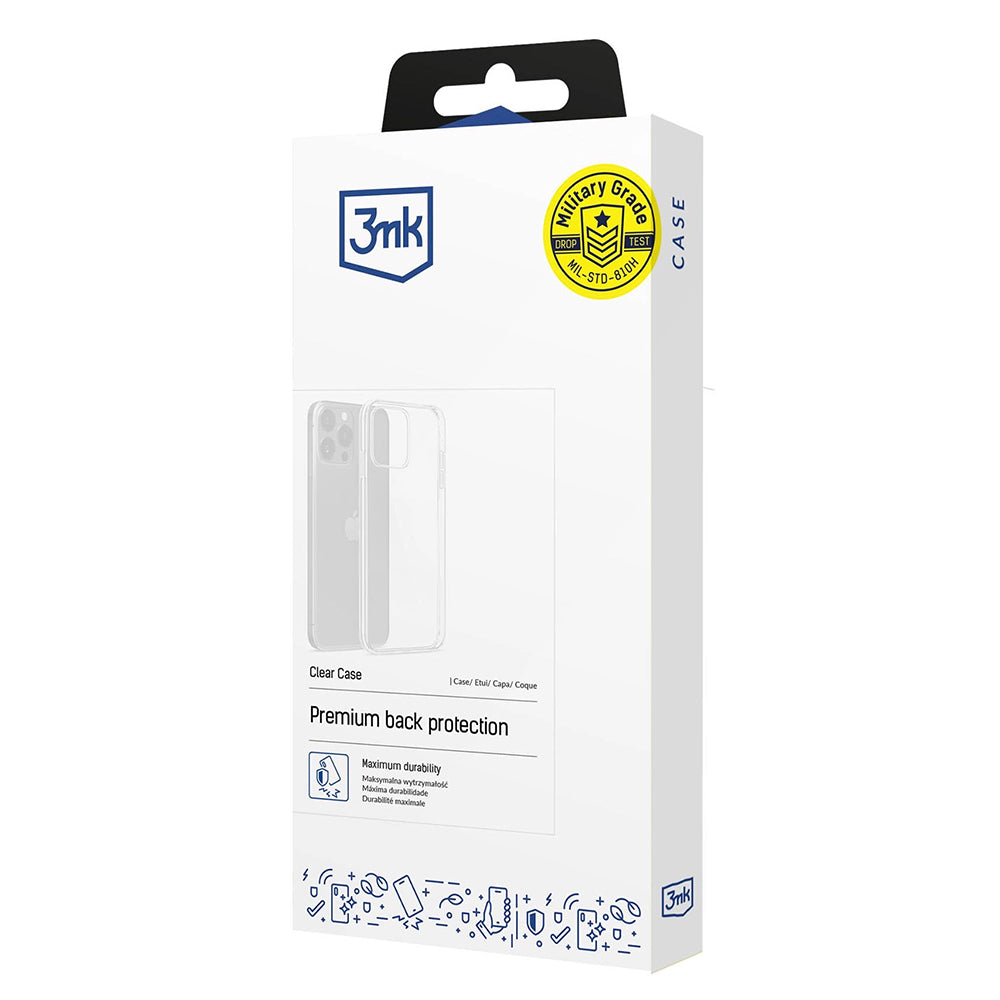 Husa de protectie 3mk Clear Case compatibil cu Xiaomi Redmi 17C 5G, Transparent