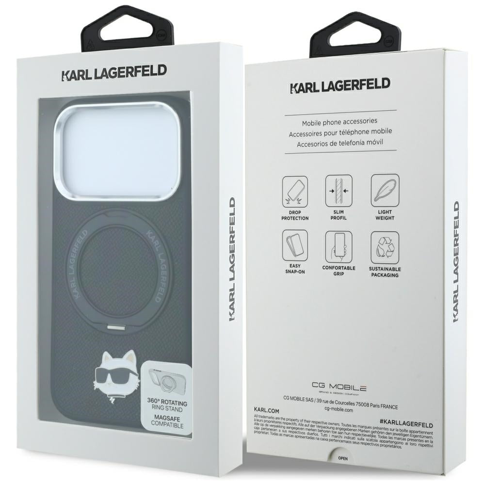 Husa de protectie Karl Lagerfeld compatibil cu iPhone 18 Pro Max / iPhone 17 Pro Max, Negru
