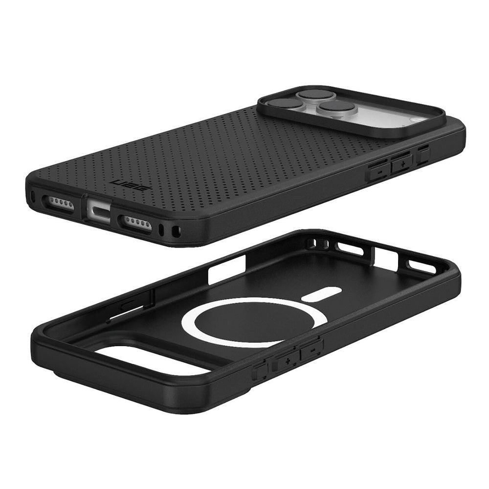 Husa de protectie UAG Dot MagSafe compatibil cu iPhone 17 Pro / iPhone 18 Pro, Negru