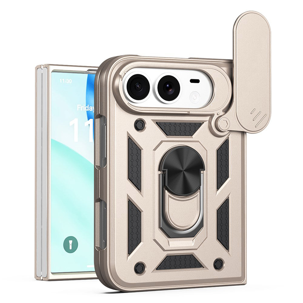 Husa de protectie Techsuit CamShield Series compatibil cu iPhone Duo, Auriu