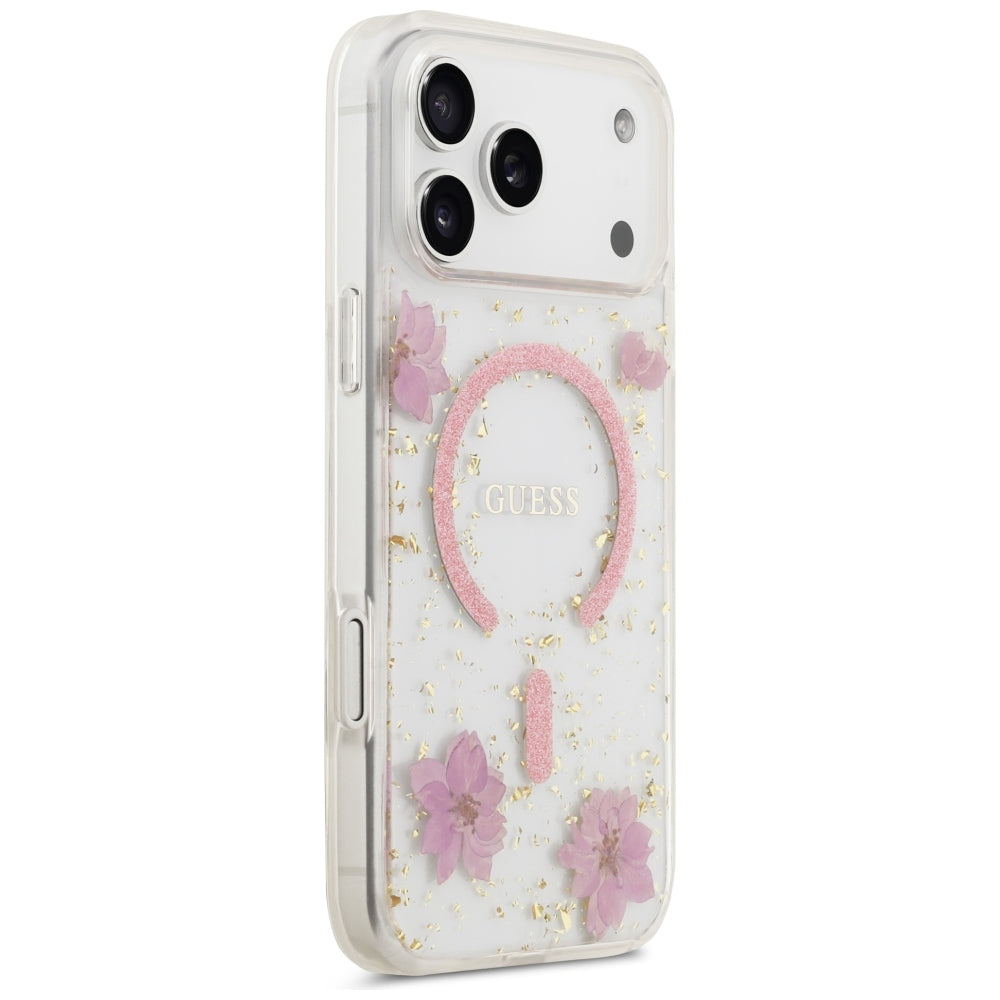 Husa de protectie Guess compatibil cu iPhone 18 Pro / iPhone 17 Pro, Roz