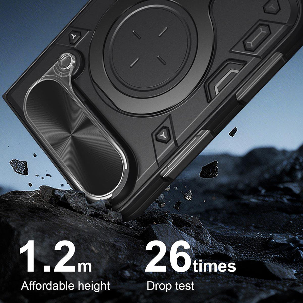 Husa de protectie Techsuit CamGuard Pro compatibil cu iPhone Duo, Negru