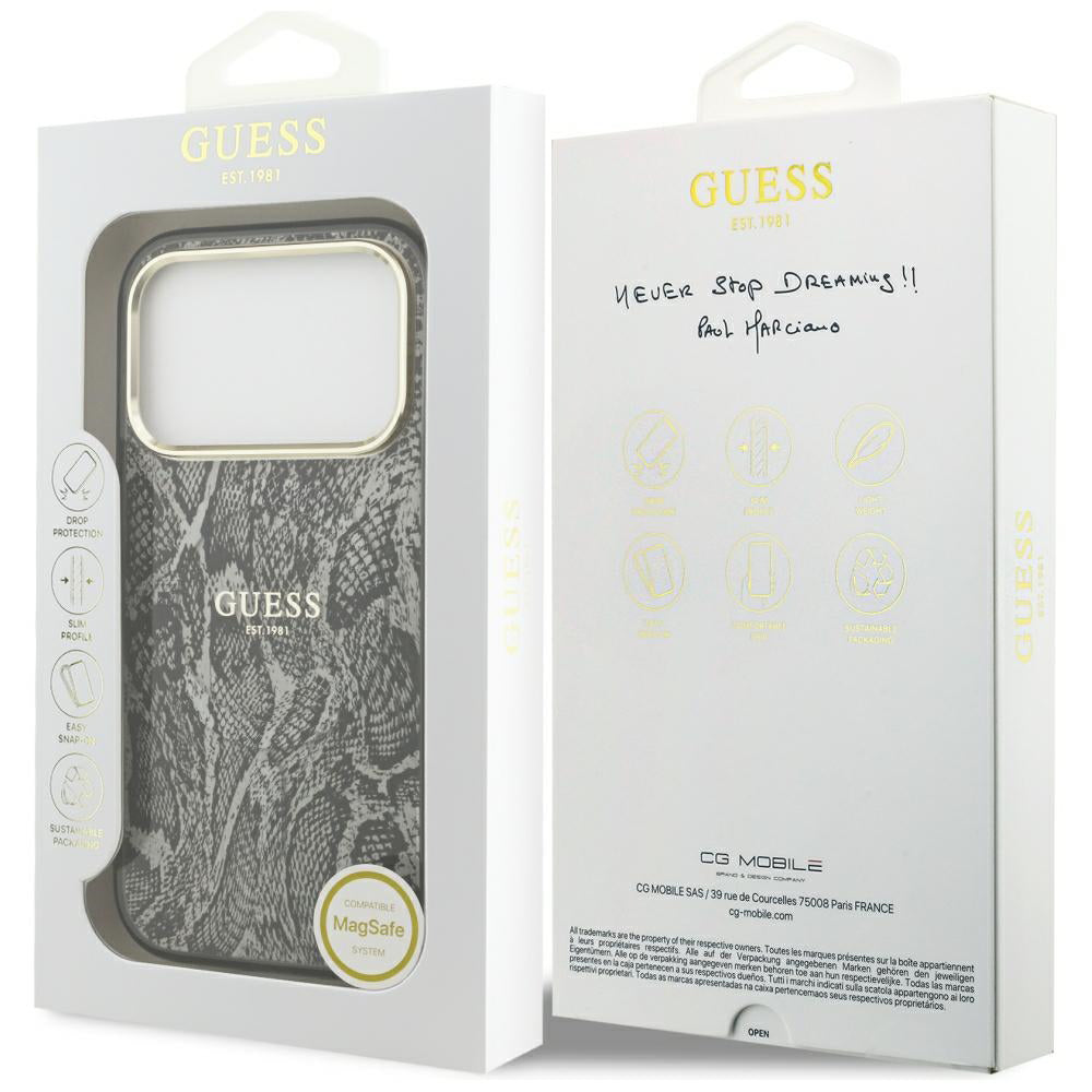 Husa de protectie Guess compatibil cu iPhone 17 Pro Max / iPhone 18 Pro Max, Negru