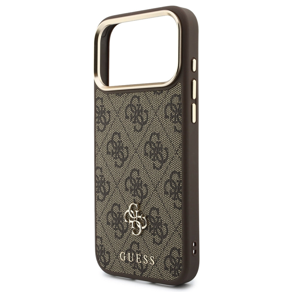 Husa de protectie Guess Hardcase 4G compatibil cu iPhone 18 Pro / iPhone 17 Pro, Maro