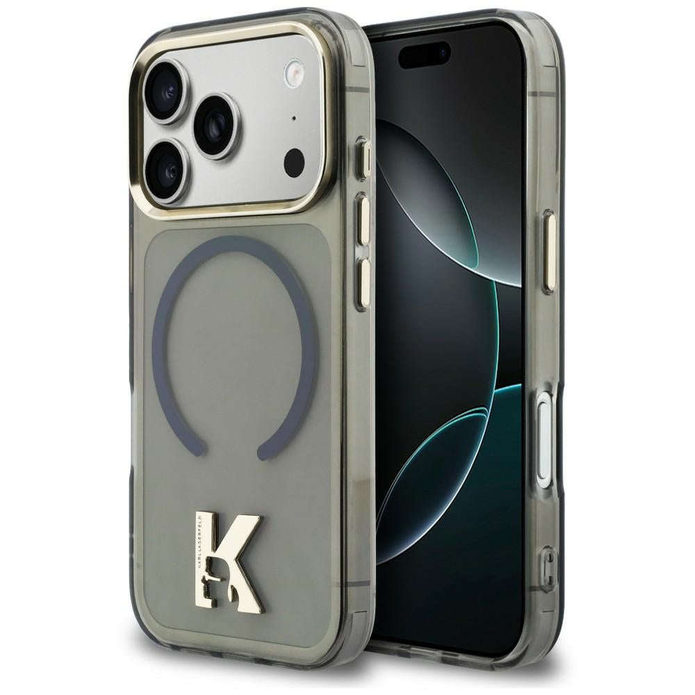 Husa de protectie Karl Lagerfeld compatibil cu iPhone 17 Pro / iPhone 18 Pro, Negru