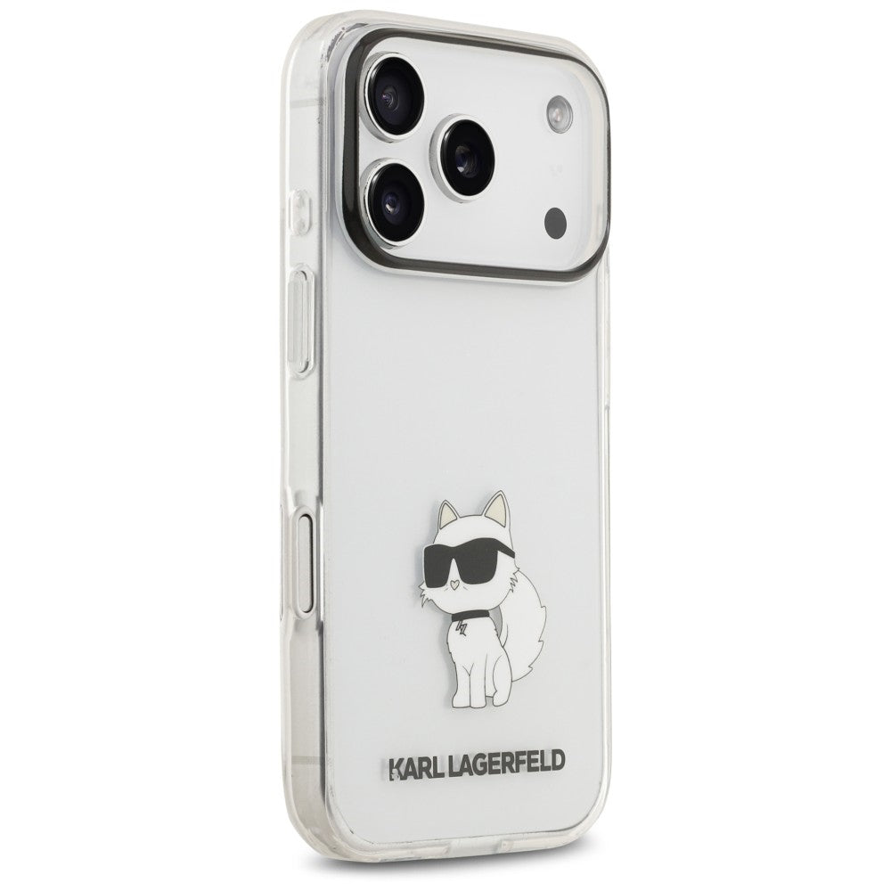 Husa de protectie Karl Lagerfeld compatibil cu iPhone 17 Pro Max / iPhone 18 Pro Max, Transparent