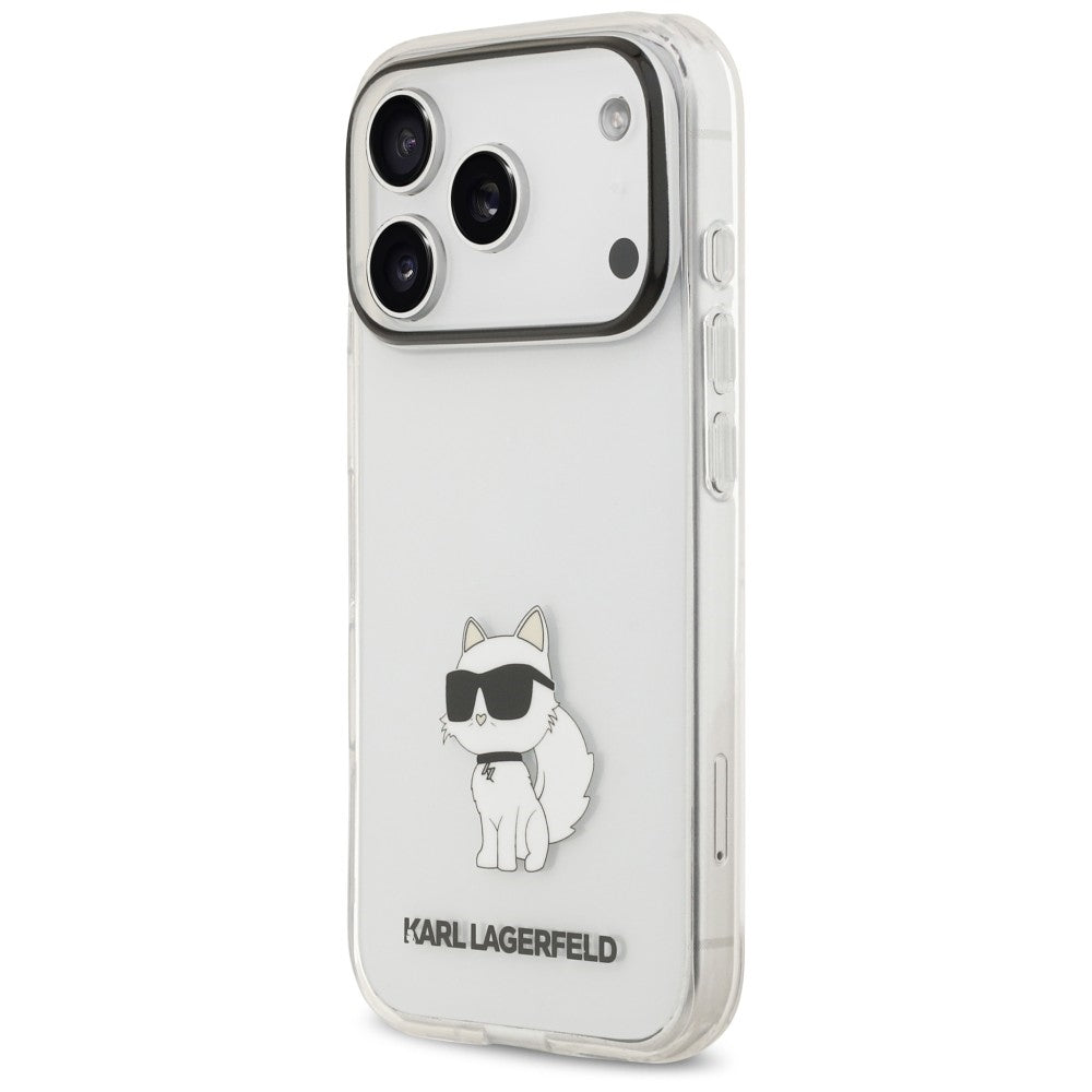 Husa de protectie Karl Lagerfeld compatibil cu iPhone 17 Pro Max / iPhone 18 Pro Max, Transparent