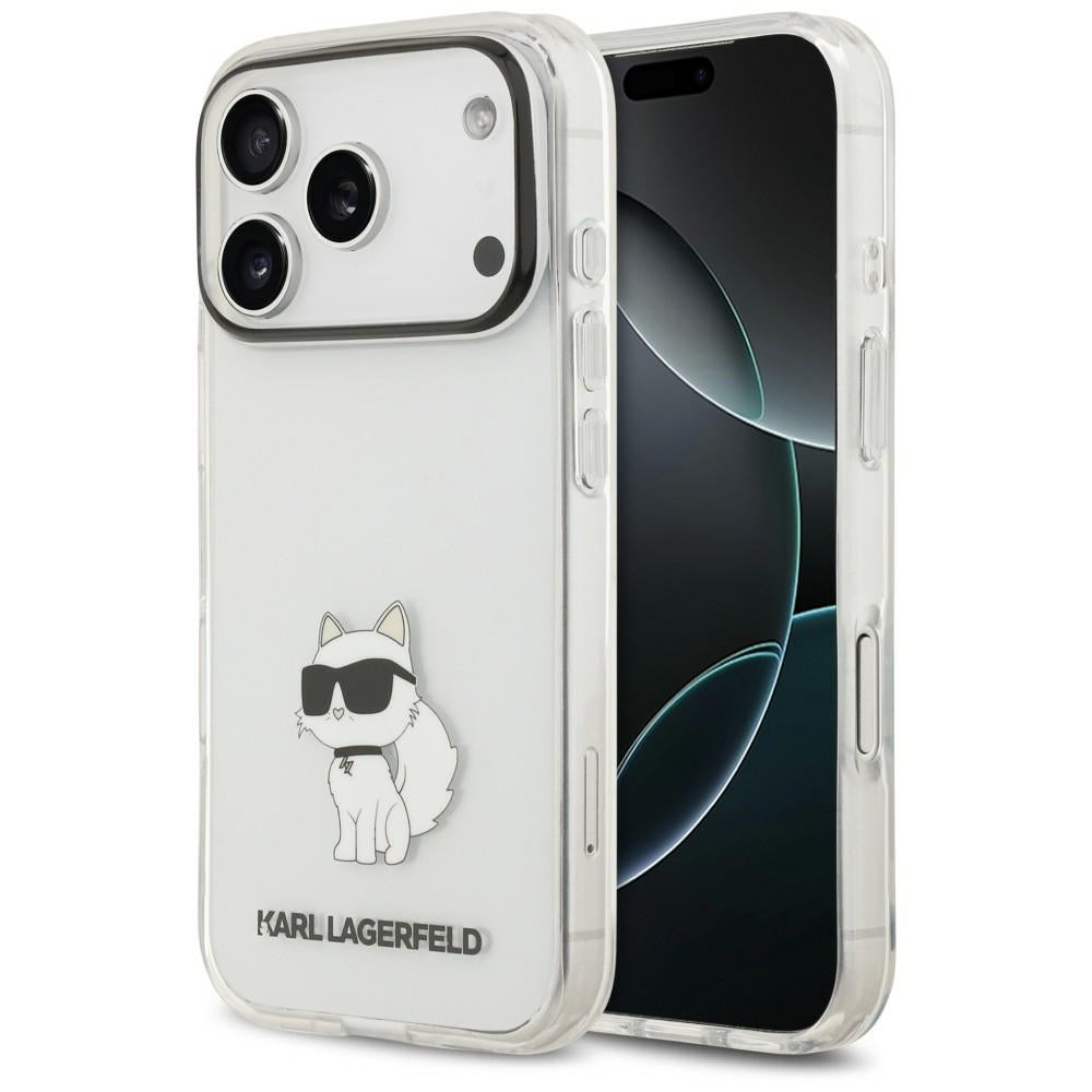 Husa de protectie Karl Lagerfeld compatibil cu iPhone 17 Pro Max / iPhone 18 Pro Max, Transparent