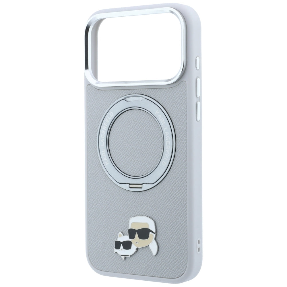 Husa de protectie Karl Lagerfeld compatibil cu iPhone 17 Pro Max / iPhone 18 Pro Max, Gri