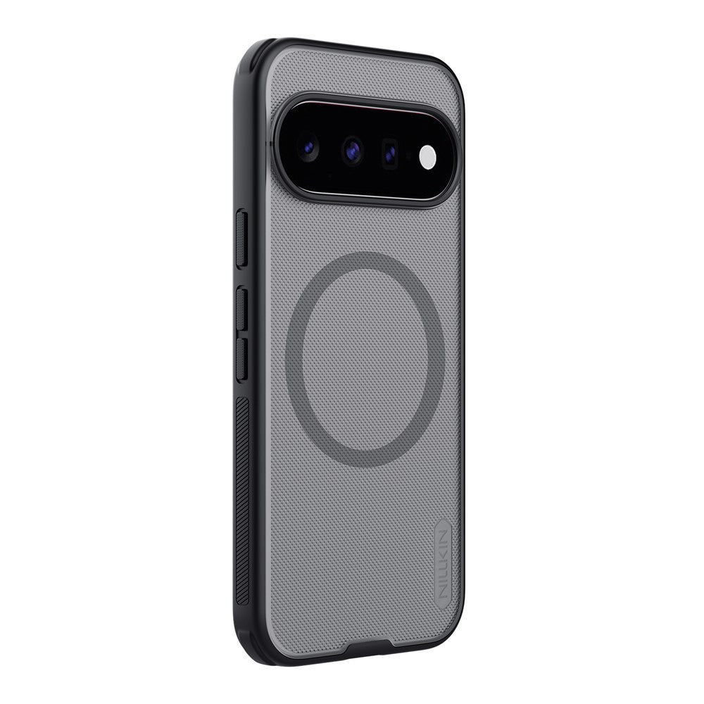 Husa de protectie Nillkin Super Frosted Shield Pro Magnetic compatibil cu Google Pixel 11, Negru Transparent