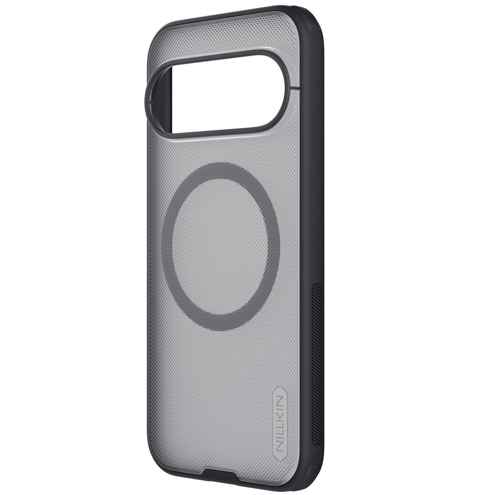 Husa de protectie Nillkin Super Frosted Shield Pro compatibil cu Google Pixel 11 Pro, Negru Transparent