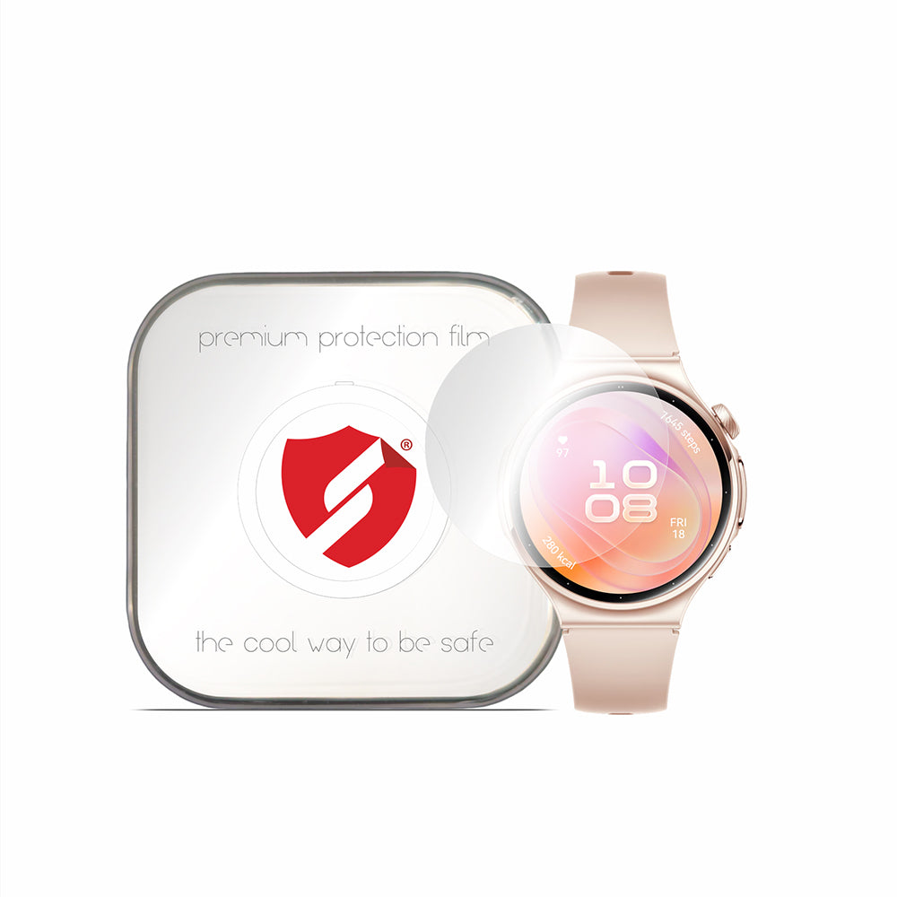 Folie de protectie smartwatch Smart Protection compatibil cu Huawei Watch 6 42mm, Transparent